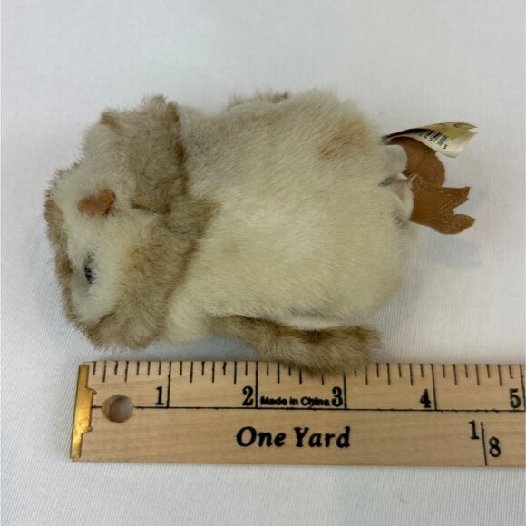 Folkmanis Finger Puppet Barn Owl Mini Plush 4 in Stuffed Animal Bird Toy - Picture 11 of 11